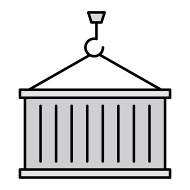 Taşıyıcı simgesi, vektör illüstrasyonu