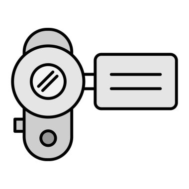 El kamerası modern ikon vektör illüstrasyonuName