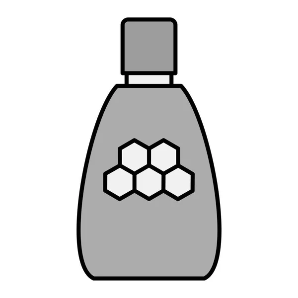 Vector Illustration Bottle Honey Icon — Vetor de Stock