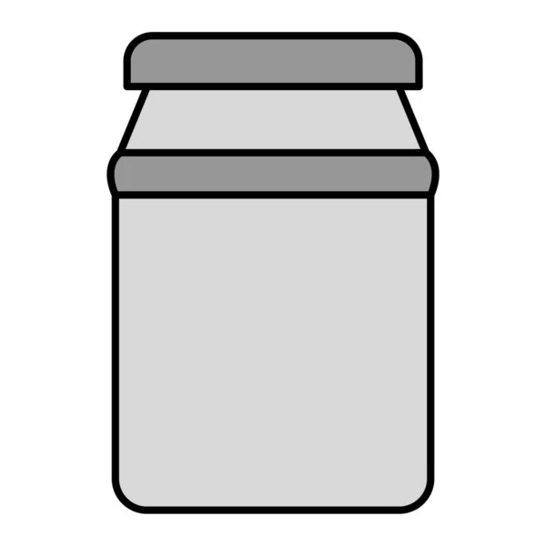 Jar Jam Icon Outline Illustration Chocolate Syrup Vector Icons Web — ストックベクタ