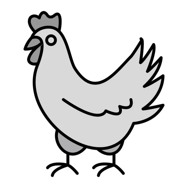 鸡标志图标矢量图解设计 — 图库矢量图片