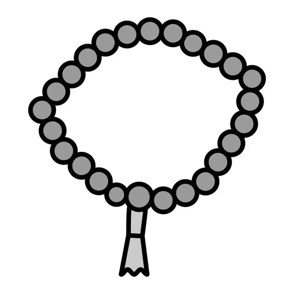 Beads Icon Vector Illustration — Stock Vector