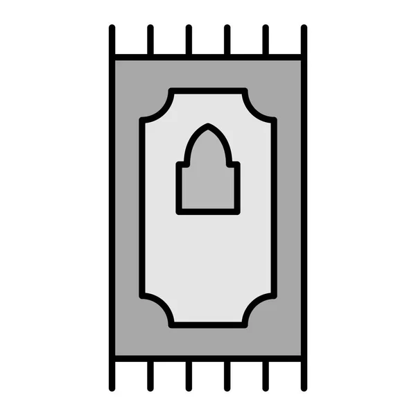 Dywan Ikona Ilustracja Wektorowa — Wektor stockowy