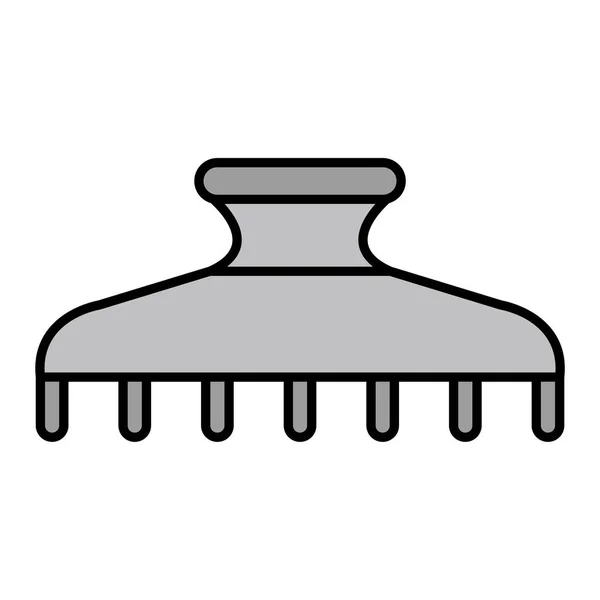 Hair Clamp Web Icon Simple Illustration — Wektor stockowy