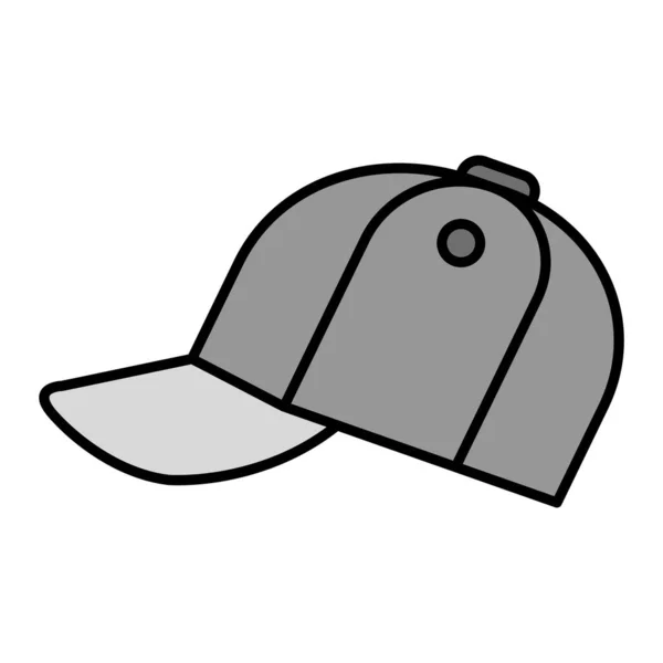 Şapka Simgesinin Vektör Illüstrasyonu — Stok Vektör