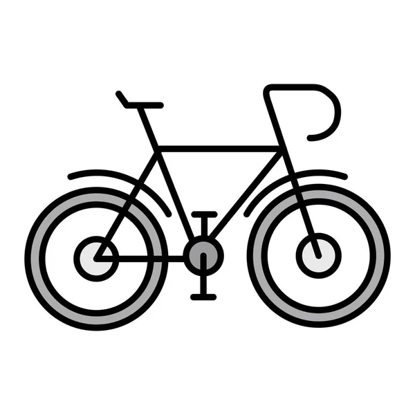 Icono Bicicleta Vector Ilustración — Archivo Imágenes Vectoriales