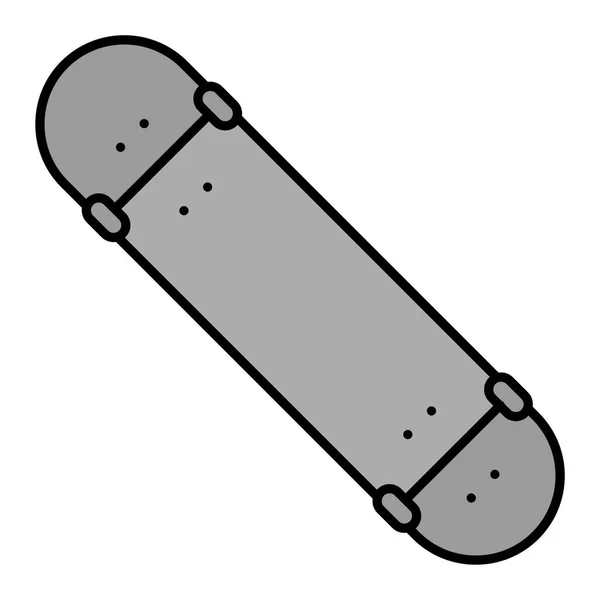 Kreslený Kreslený Kreslený Kreslený Čmáranice Skateboard — Stockový vektor