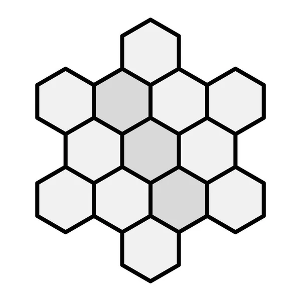 Honeycomb Icon Vector Illustration — Stock Vector