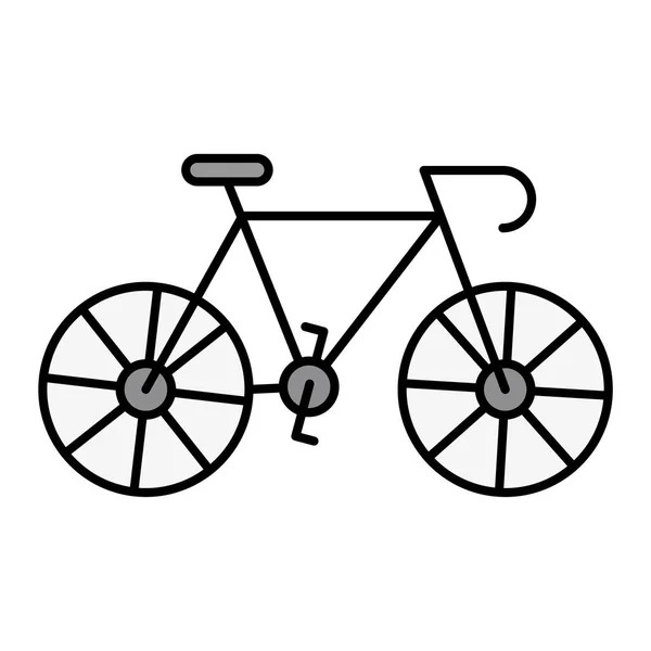 Icono Bicicleta Vector Ilustración — Archivo Imágenes Vectoriales