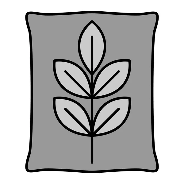 Ilustracja Wektorowa Pojedynczej Ikony Rośliny — Wektor stockowy
