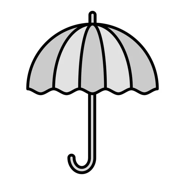 Esernyő Ikon Vázlatos Illusztrációja Védelem Vektor Ikonok Web — Stock Vector