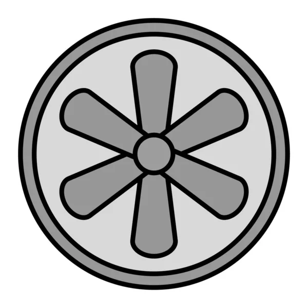 涡轮图标Turbine Icon 矢量说明 — 图库矢量图片