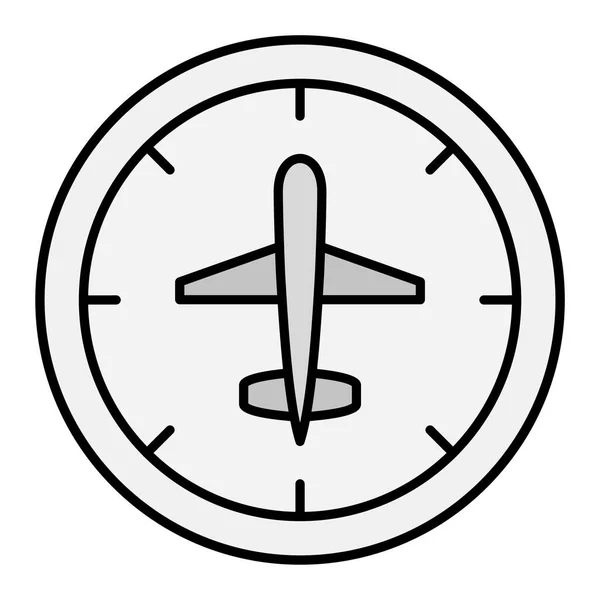 Airplane Icon Simple Vector Illustration — Stock Vector