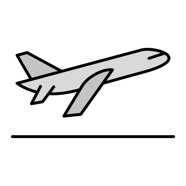 Векторная Иллюстрация Самолета — стоковый вектор