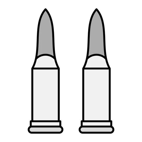 Иконка Пули Модном Стиле Изолированный Фон — стоковый вектор