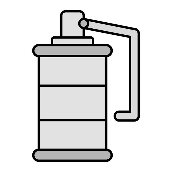 Smoke Grenade Web Icon Simple Design — Stok Vektör