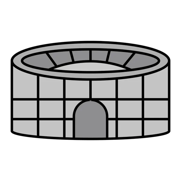 경기장 아이콘 디자인 — 스톡 벡터