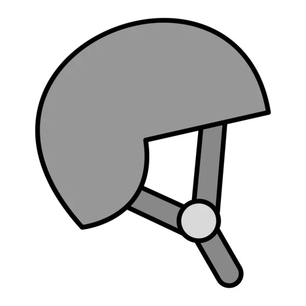 Helmet Modern Icon Vector Illustration — Vector de stock