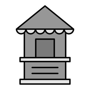 Bilet Kutusu modern simge vektör illüstrasyonu