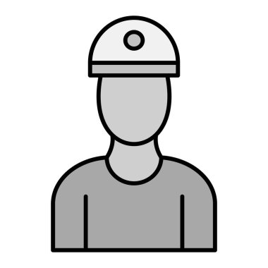 Kişi modern simge vektör illüstrasyonu