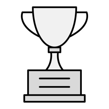 kupa modern simge vektör illüstrasyonu