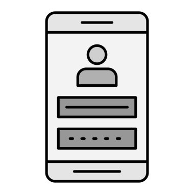 Modern simge vektör illüstrasyonunda Günlük Kaydı