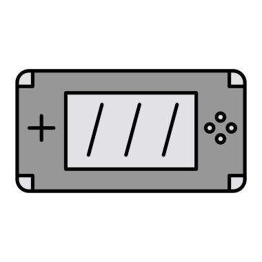 oyun konsolu simgesi. vektör illüstrasyonu