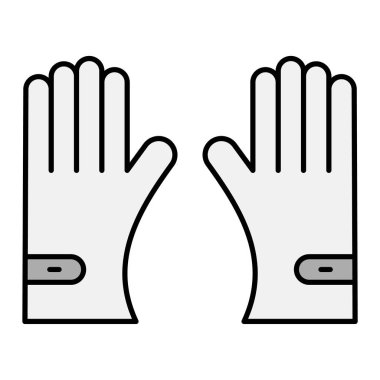 Koruyucu eldivenler, vektör çizimi