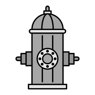 Yangın musluğu. Basit illüstrasyon