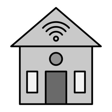 Ev simgesi vektör illüstrasyonu