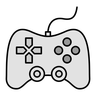 Oyun kolu. Web simgesi basit illüstrasyon