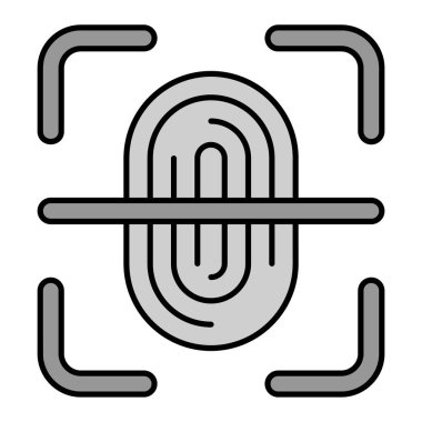 Tarayıcı simgesinin vektör illüstrasyonu