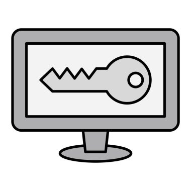 Web sitesi Anahtar vektör çizimi tasarımı