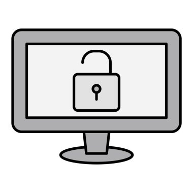 Web sitesi vektör illüstrasyonunun kilidini aç