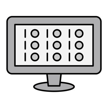 Beyaz arka plan üzerinde izole şifrelemesi simgesinin