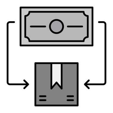Takas yapalım. Web simgesi basit illüstrasyon 