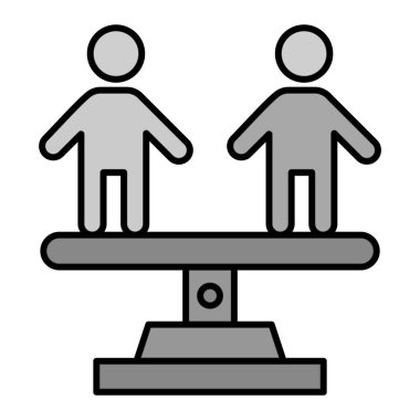 İnsan Hakları Kanunu ikonu. vektör izole çizimi. 