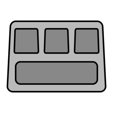 Tabak simgesi vektör illüstrasyon tasarımı servis ediliyor 