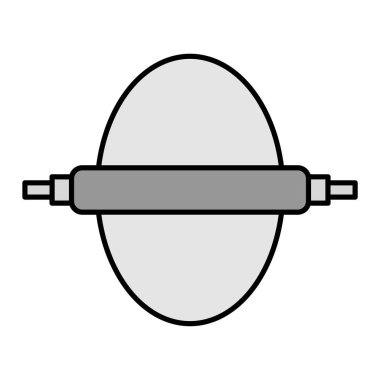  Hamur simgesi, vektör çizimi