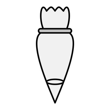 Pasta Torbası simgesi. vektör illüstrasyonu