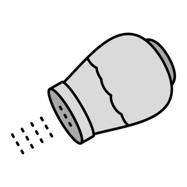 Tuz modern simge vektör illüstrasyonu