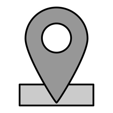 Yer tutucu modern simge vektör illüstrasyonu