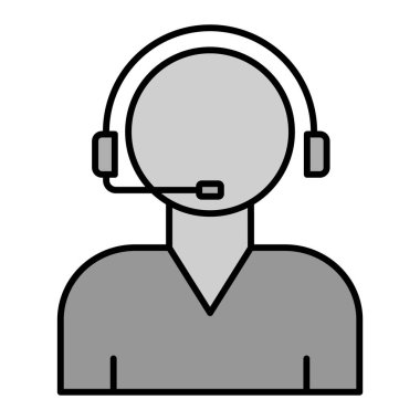 Ajan modern simge vektör illüstrasyonu