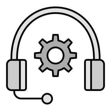 Destek Hizmetleri Modern simge vektör illüstrasyonuName