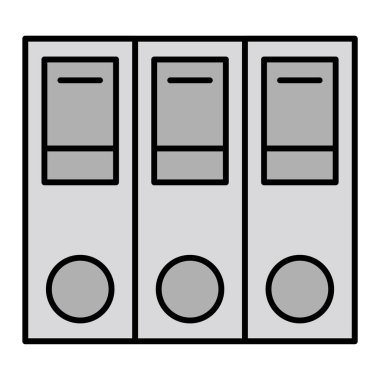 Bağlayıcı modern simge vektör illüstrasyonu