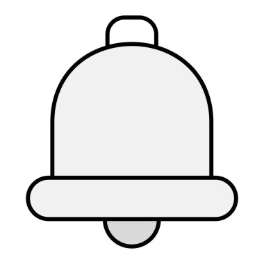 Zil. Web simgesi basit illüstrasyon