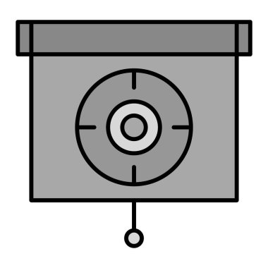 hedef simge vektör illüstrasyonu