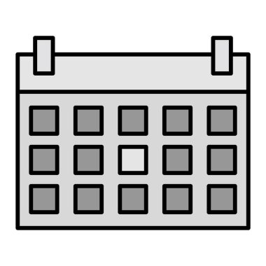 Takvim simgesi vektör illüstrasyonu