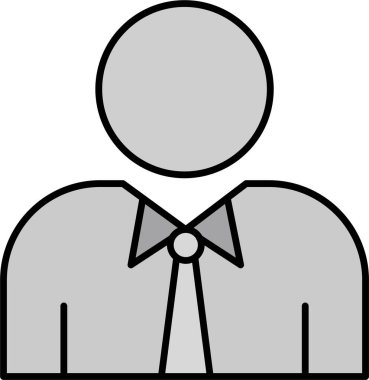 İş adamı. Web simgesi basit tasarım