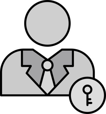 kullanıcı. Web simgesi basit illüstrasyon